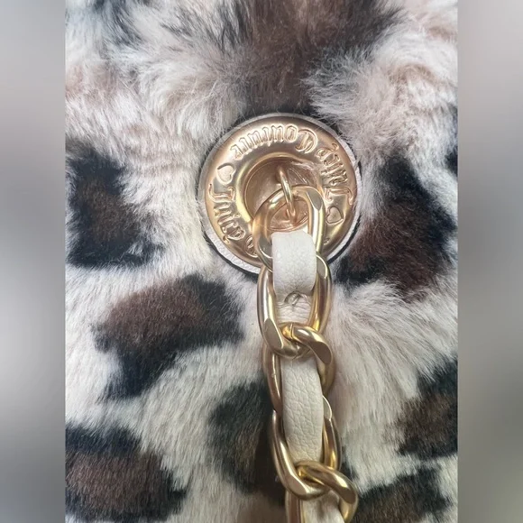 Juicy Couture Fuzzy Leopard Tote Bag!! - Picture 11 of 11